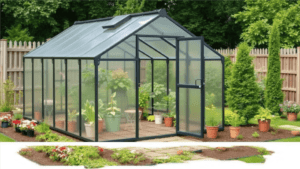 AMERLIFE 10x12x8.4 FT Polycarbonate Greenhouse