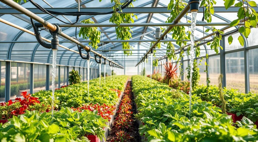 Greenhouse irrigation systems